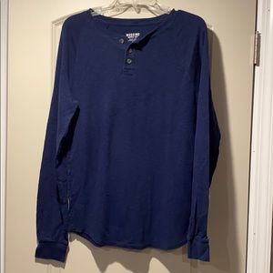 Mossimo Half Button Down Henley Shirt